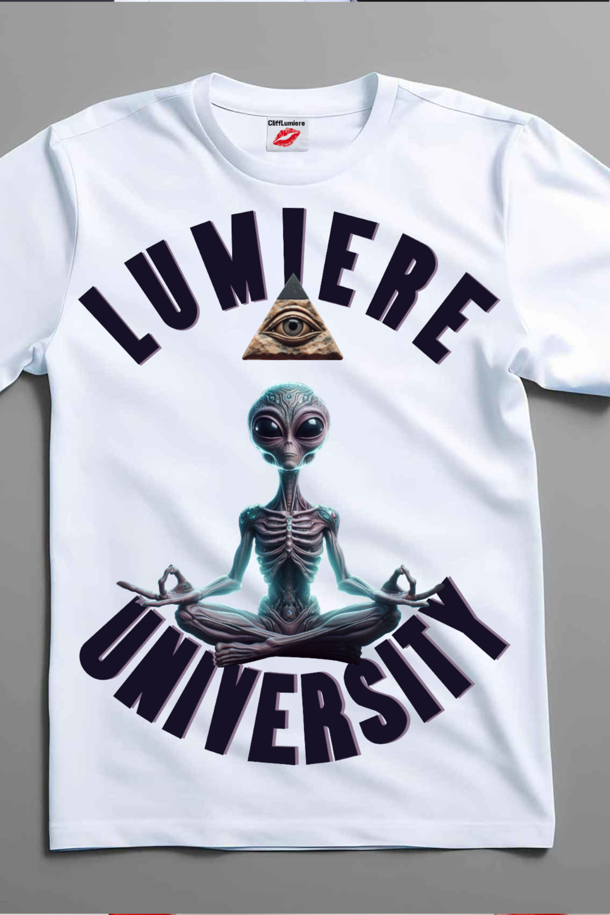 Lumiere University T-shirt by Cliff Lumiere @ clifflumiere.com