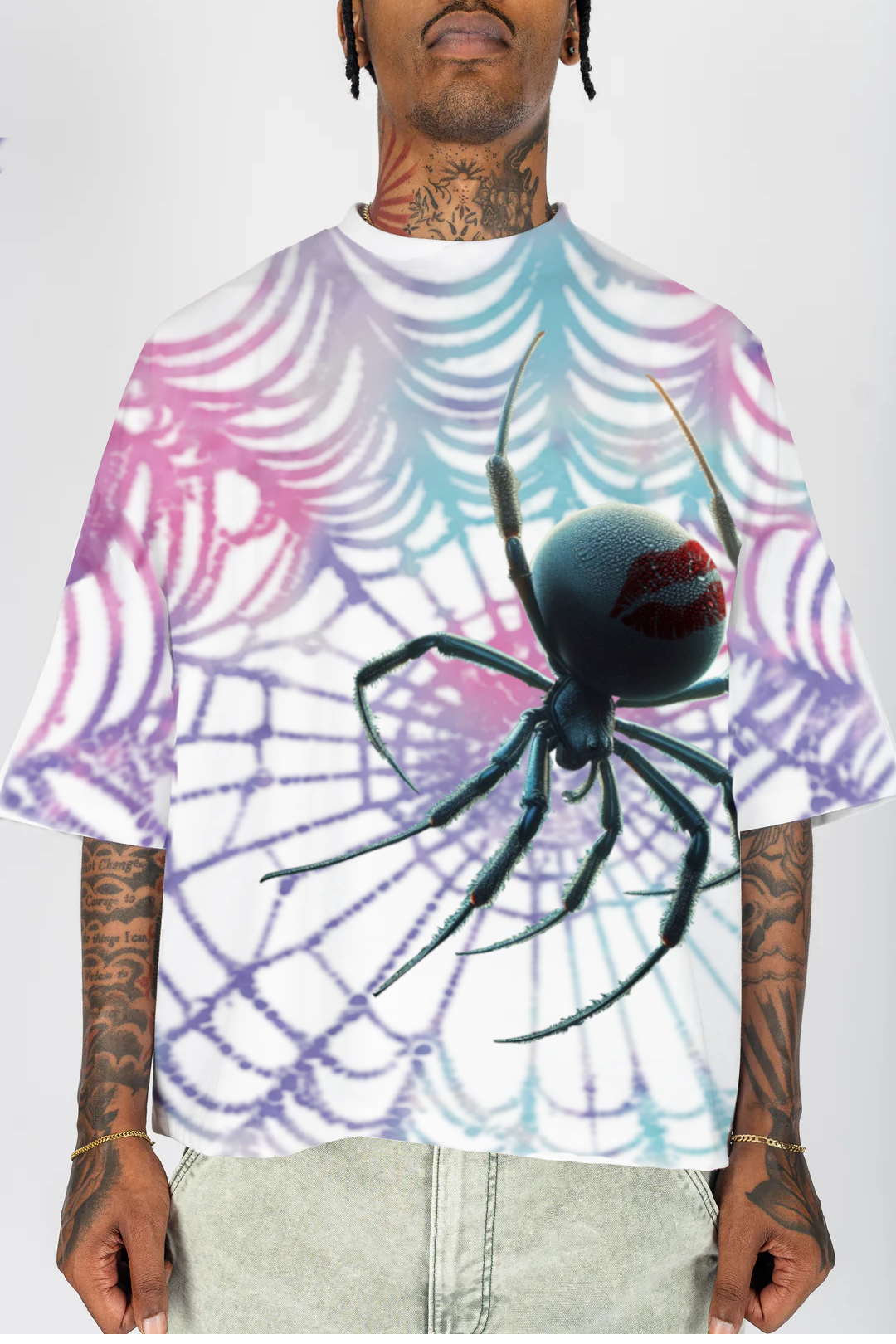 Spider in the Trap Box T-shirt by Cliff Lumiere @ clifflumiere.com