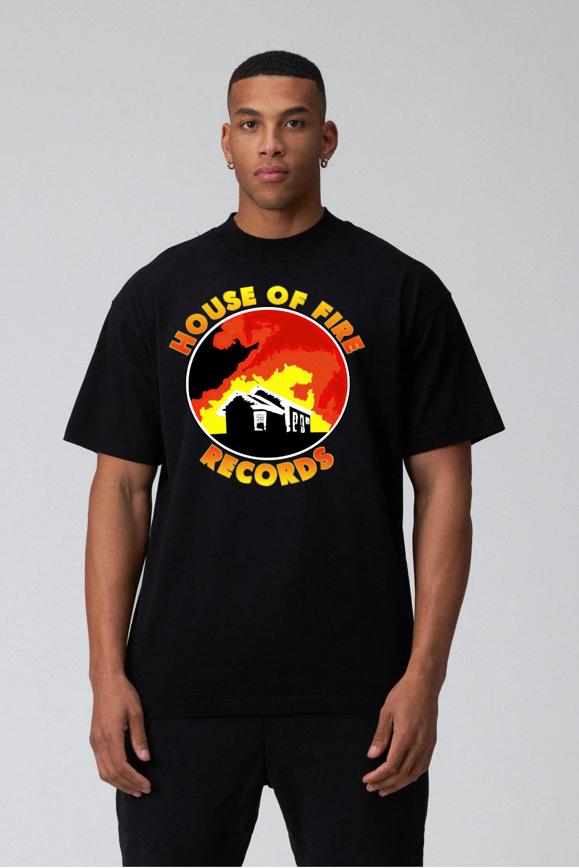 House of Fire Records Tee by Cliff Lumiere @ clifflumiere.com